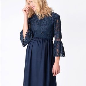 Seraphine boho lace maternity dress